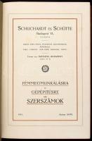 1914 Schuchardt és Schütte fémmegmunkálásra és gépépítésre való szerszámok. 1914. Sz. 300 M. Gazdag ...