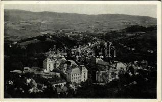 1935 Selmecbánya, Schemnitz, Banská Stiavnica; Dolná ulica / Alsó utca. F. Müller kiadása / general view (Rb)