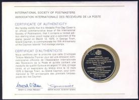 Kajmán-szigetek 1976. "75 éves a kajmán-szigeteki bélyeg" a Postamesterek gondozásában kia...