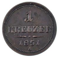 Ausztria 1851A 1kr Cu T:AU patina
Austria 1851A 1 Kreuzer Cu C:AU patina 
Krause KM#2185