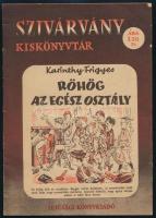 1956 Karinthy Frigyes: Röhög az egész osztály képregény: Szivárvány kiskönyvtár