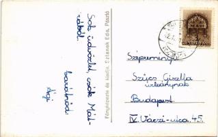 1942 Mátra, Hegyes-tető a Mátrából. Sztanek Ede (Pásztó) felvétele és kiadása