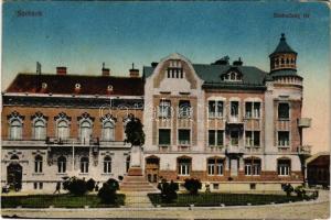 Szolnok, Szabadság tér. Vasúti levelezőlapárusítás 25. sz. 1918. (EK)