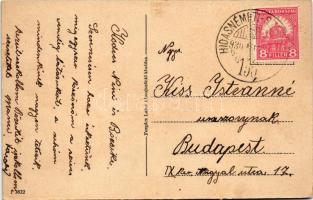 1930 Abaújszántó, 800 éves római katolikus templom és a hősök szobra. Forgács Lajos kiadása + "...