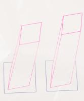 Kovács Attila (1938-2017): Geometrikus kompozíció, 1968/69. Szitanyomat, papír, jelzett és számozott...