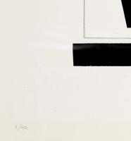 Mark (Márkus), Anna (1928-): Geometrikus kompozíció, 1990. Szitanyomat, papír, jelzett, számozott (8...