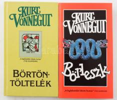 Kurt Vonnegut 2 műve: Börleszk.; Börtöntöltelék. Bp., 1996-2002, Maecenas. Kiadói kartonált papírkötés.