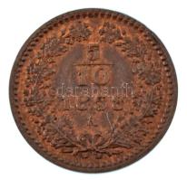 Ausztria 1858A 5/10kr Cu T:AU patina Austria 1858A 5/10 Kreuzer Cu C:AU patina Krause KM#2182