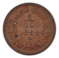 Ausztria 1858B 5/10kr Cu T:XF patina
Austria 1858B 5/10 Kreuzer Cu C:XF patina
Krause KM#2182