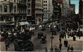 New York City, Fifth Avenue North from 42nd Street