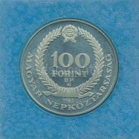 1983. 100Ft Cu-Ni-Zn "Czóbel Béla" tokban, tanúsítvánnyal T:PP Adamo EM75