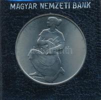 1981. 100Ft Ni "FAO I. - Világélelmezési nap" fekete műbőr tokban, tanúsítvánnyal T:BU Adamo EM66