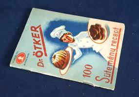 Dr. Ötker [Oetker] 100 sütemény receptje.
(Budapest), [1947]. Dr. Ötker A. Kft. (Révai ny.) 48 p. E...