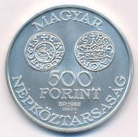 1988. 500Ft Ag "Szent István" T:BU Adamo EM102