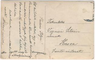 Rimaszombat, Rimavská Sobota; Vöröskereszt katonai kórház, ápolónők és orvosok csoportképe / WWI K.u...