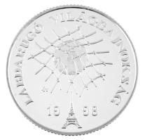 1997. 750Ft Ag "Labdarúgó VB" tokban, tanúsítvánnyal T:PP kis oxidáció Adamo EM148