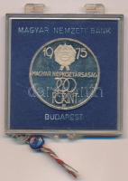 1975. 200Ft Ag "Felszabadulás" plombált MNB tokban T:PP patina Adamo EM46