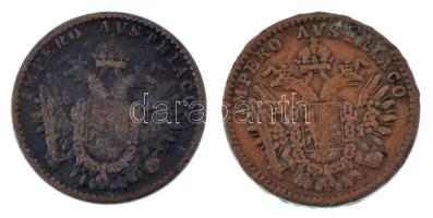 Olasz Államok / Lombardia-Velence 1852V - 1852M 3c Cu (2xklf) T:VF-F patina
Italian States / Lombar...