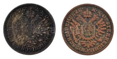 Ausztria 1851A - 1851B 1/4kr Cu (2xklf) T:VF patina
Austria 1851A - 1851B 1/4 Kreuzer Cu (2xklf) C:...
