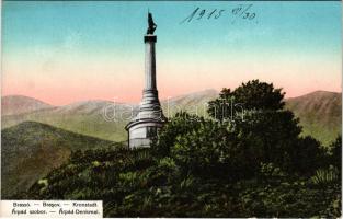 Brassó, Kronstadt, Brasov; Árpád szobor / monument