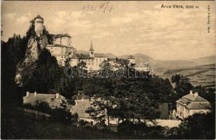 Árvaváralja, Oravsky Podzámok (Tátra, Tatry); vár. Pietschmann ferenc kiadása / hrad / castle (EK)