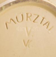 Formás tál. Mürztal, Ausztria, cca 20. sz. eleje, jelzett, d: 32 cm