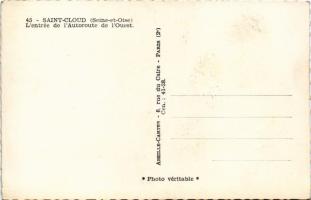 Saint-Cloud (Seine-et-Oise), L'entrée de l'Autoroute de l'Ouest / entrance to the Wes...