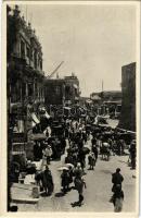 Jerusalem, Scene inside the Jaffa Gate looking E, Central Hotel (EK)