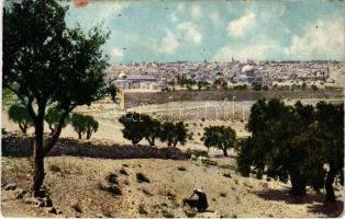 Jerusalem, from Olivet (Mount of Olives) (EK)