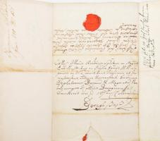 1758 gróf Károlyi Ferenc (1705-1958) Szatmár vármegye örökös f főispánja, valóságos belső titkos tan...