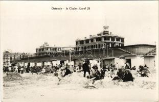 Ostende, Oostende; Le Chalet Royal / beach