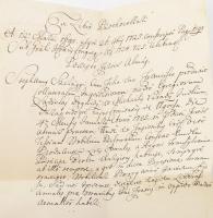 1627 Szatmár Bethlen Gábor erdélyi fejedelem által 1619-ben Gyulafehérváron kiadott privilegiális ok...