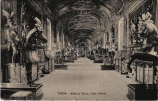 Torino, Turin; Palazzo Reale, Sala d'Armi / royal palace, interior (EB)