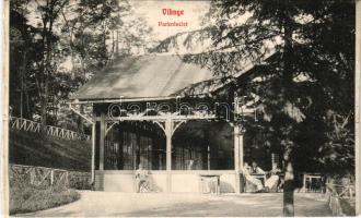 1909 Vihnye, Vyhne; park, vendéglő. Joerges A. kiadása / restaurant (EK)