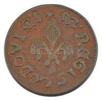 DN "M. Regis. Lodovici" I. Lajos kétoldalas Cu emlékérem (20mm) T:VF