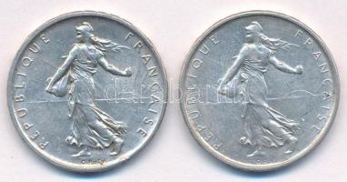 Franciaország 1960-1963. 5Fr Ag (2xklf) T:AU,XF
France 1960-1963. 5 Francs Ag (2xdiff) C:AU,XF
Kra...