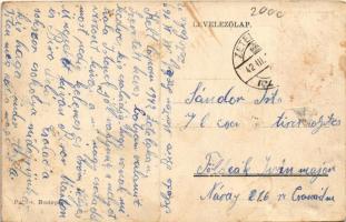 1942 Zetelaka, Zetea; Országzászló avatás a templom előtt, katonák / inauguration of the Hungarian N...