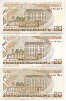 Ausztria 1986. 20Sch (3x) T:F Austria 1986. 20 Schilling (3x) C:F Krause P#148