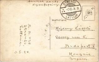 1928 Strenci, Bernu Svetki / Children's Day. TCv card, photo (fl)