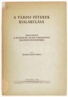 Krompecher György: A városi főterek kialakulása. Tanulmány a középkori olasz városépítés fejlődéstörténetéből. Bp., 1940, Eggenberger. Kiadói papírkötés, kissé kopottas állapotban.