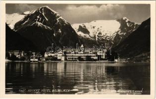 1935 Balestrand, Kvikne Hotel. Foto: K. Knudsen &amp; Co.