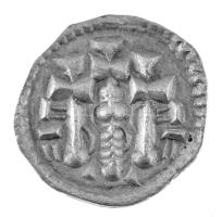 1116-1131. Denár Ag &quot;II. István&quot; (0,26g) T:XF Hungary 1116-1131. Denar Ag &quot;Stephen II&quot; (0,26g) C:XF Huszár: 47., Unger I.: 37.