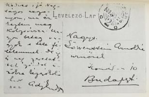 Báti Lászlóné: Ady Endre levelei Löwenstein Arnoldnak és feleségének. Különlenyomat az Irodalomtörté...
