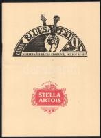 1994 Bluesapest plakát + ismertető füzet, benne Ripoff Raskolnikov aláírásával