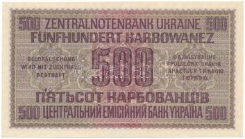 Ukrajna / Német megszállás 1942. 500K "4 483372" T:AU
Ukraine / German occupation 1942. 5...