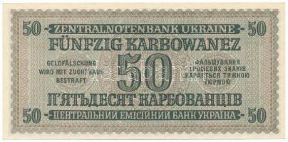 Ukrajna / Német megszállás 1942. 50K "48 439714" T:AU
Ukraine / German occupation 1942. 5...