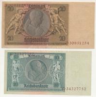 Német Birodalom / Weimari Köztársaság 1929. 10M + 20M T:F egyik szép papír
German Empire / Weimar R...