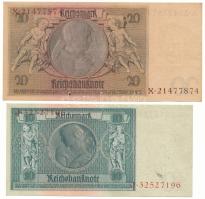Német Birodalom / Weimari Köztársaság 1929. 10M + 20M T:F egyik szép papír
German Empire / Weimar R...