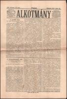 1911 Az Alkotmány c. folyóirat YVI. évf. 147. száma