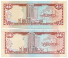 Trinidad és Tobago 2006. 1$ (2x) T:XF,F szép papír
Trinidad and Tobago 2006. 1 Dollar (2x) C:XF,F f...